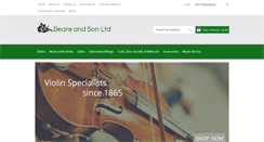 Desktop Screenshot of beareandson.co.uk